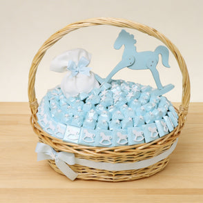 Baby boy horse theme acrylic decorate...