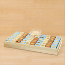 Baby boy acrylic crown decorated premium chocolate leather