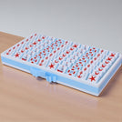 Baby boy nautical designed premium chocolate medium leather tray