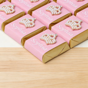 Baby personalized crown decorated loo...