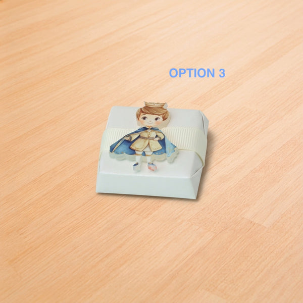 Baby boy prince acrylic decorated premium chocolate