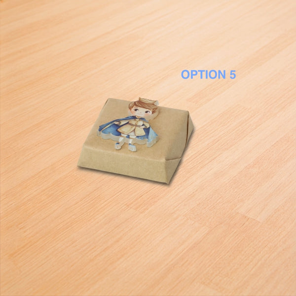 Baby boy prince acrylic decorated premium chocolate