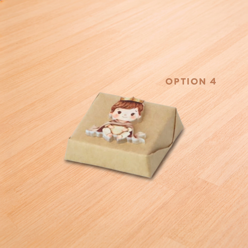Baby prince acrylic decorated premium chocolate