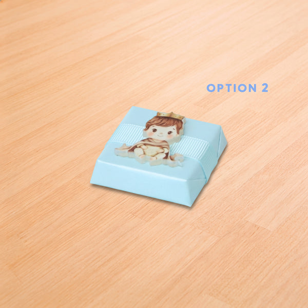 Baby prince acrylic decorated premium chocolate