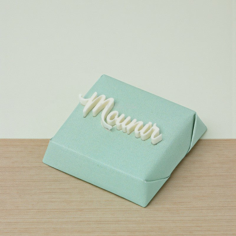 Personalized acrylic decorated chocolate