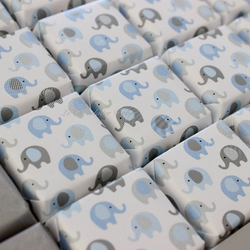 Baby boy elephant theme chocolate