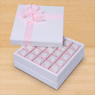 Welcome baby girl flower designed premium chocolate hard box