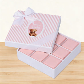 Welcome baby girl teddy designed 9-pi...