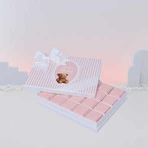 Welcome baby girl teddy designed 20-p...