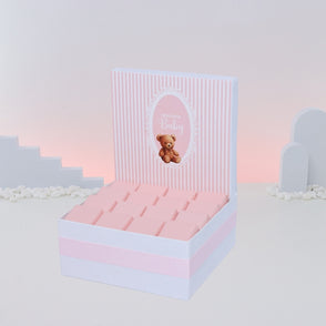 Baby girl teddy designed chocolate me...