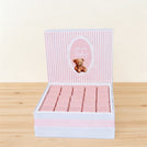 Baby girl teddy designed chocolate large hamper