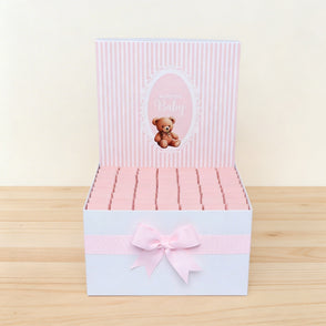 Baby girl teddy designed chocolate ex...