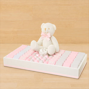 Baby girl butterfly decorated chocola...