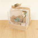 Set of 20 Baby boy rustic theme velvet quran & chocolate bag giveaway