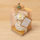 Set of 20 Rustic Design decorated Carousel music box giveaway