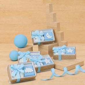 Set of 20 Baby boy acrylic decorated ...