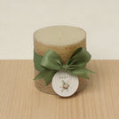 Set of 20 Baby Rustic decorated candle