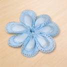 Set of 20 Baby boy carousel acrylic decorated almond flower ribbon giveaway