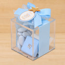 Set of 20 Baby boy personalized carousel designed premium chocolate acrylic box