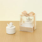 Set of 20 Baby rustic designed ceramic angel box giveaway