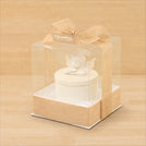 Set of 20 Baby rustic designed ceramic angel box giveaway