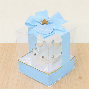 Set of 20 pcs baby boy crown white pl...