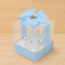 Set of 20 pcs baby boy crown white plate giveaways