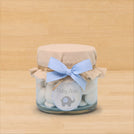 Set of 20 Personalized Elephant theme almond dragees jar