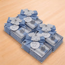 Set of 20 Baby crochet decorated chocolate view top box