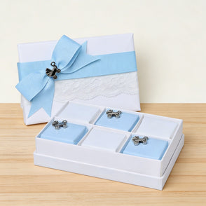 Set of 20 Baby cradle decorated choco...