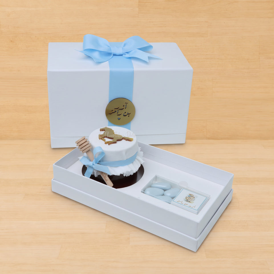 Set of 20 boxes acrylic name personalized honey jar & chocolate hard box