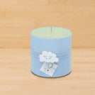 Set of 20 Baby boy acrylic cloud decorated candle