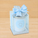 Set of 20 pcs baby boy angel designed candle glass jar