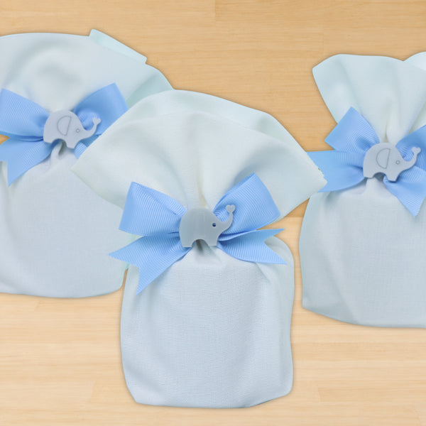 Set of 20 pcs acrylic elephant decorated candle bag