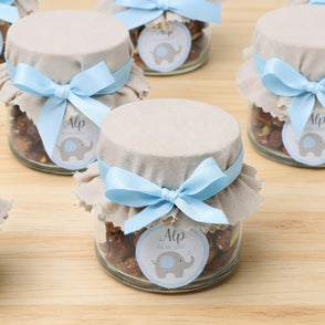 Set of 20 jars elephant theme persona...