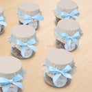 Set of 20 jars elephant theme personalized caramelized nuts jar