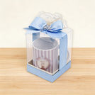 Set of 20 Baby boy personalized mug decorated clear box