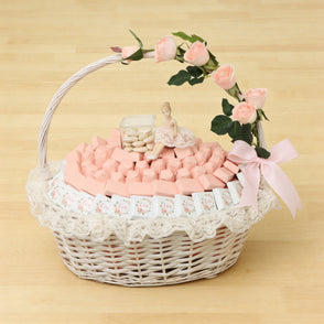 Baby girl personalized ballerina deco...