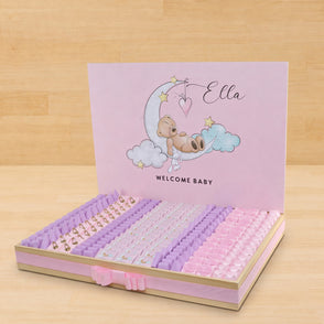 Welcome baby teddy theme personalized...