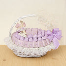 Baby girl ballerina & flower decorated chocolate medium basket