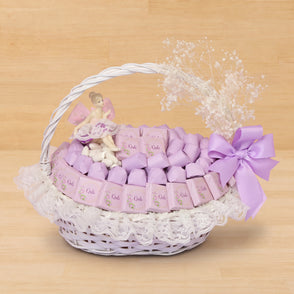 Baby girl ballerina & flower decorate...