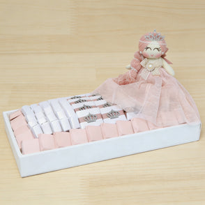 Baby girl princess toy decorated choc...