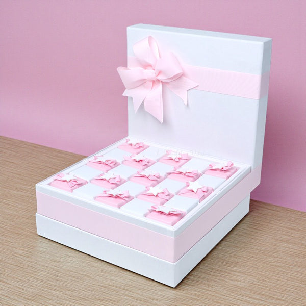 Baby girl classic designed chocolate large hamper