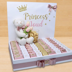 Luxury baby princess decorated chocol...