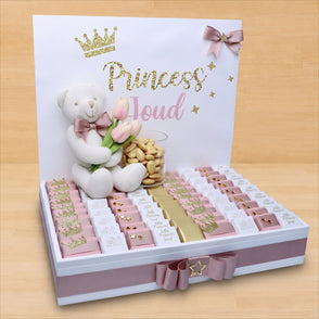 Luxury baby princess decorated chocol...