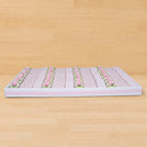 Baby girl personalized chocolate leather tray