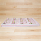 Baby girl personalized chocolate leather tray