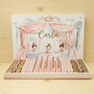 Baby girl customize tray Ballerina  theme design with acrylic backdrop