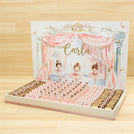 Baby girl customize tray Ballerina  theme design with acrylic backdrop