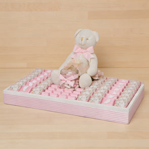 Baby girl personalized & decorated ch...